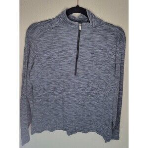 Columbia Sportswear 1/4 Zip Gray Heather Pullover Top –‎ Size XL